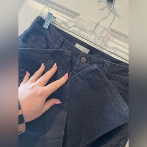 Garnet Hill Women's Corduroy Pants — Gray